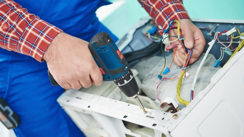 Kırkağaç Profilo Profilo çamaşır makinesi kart tamiri – Su almama arızası orijinal parça ile giderildi. - Teknik servis örneği